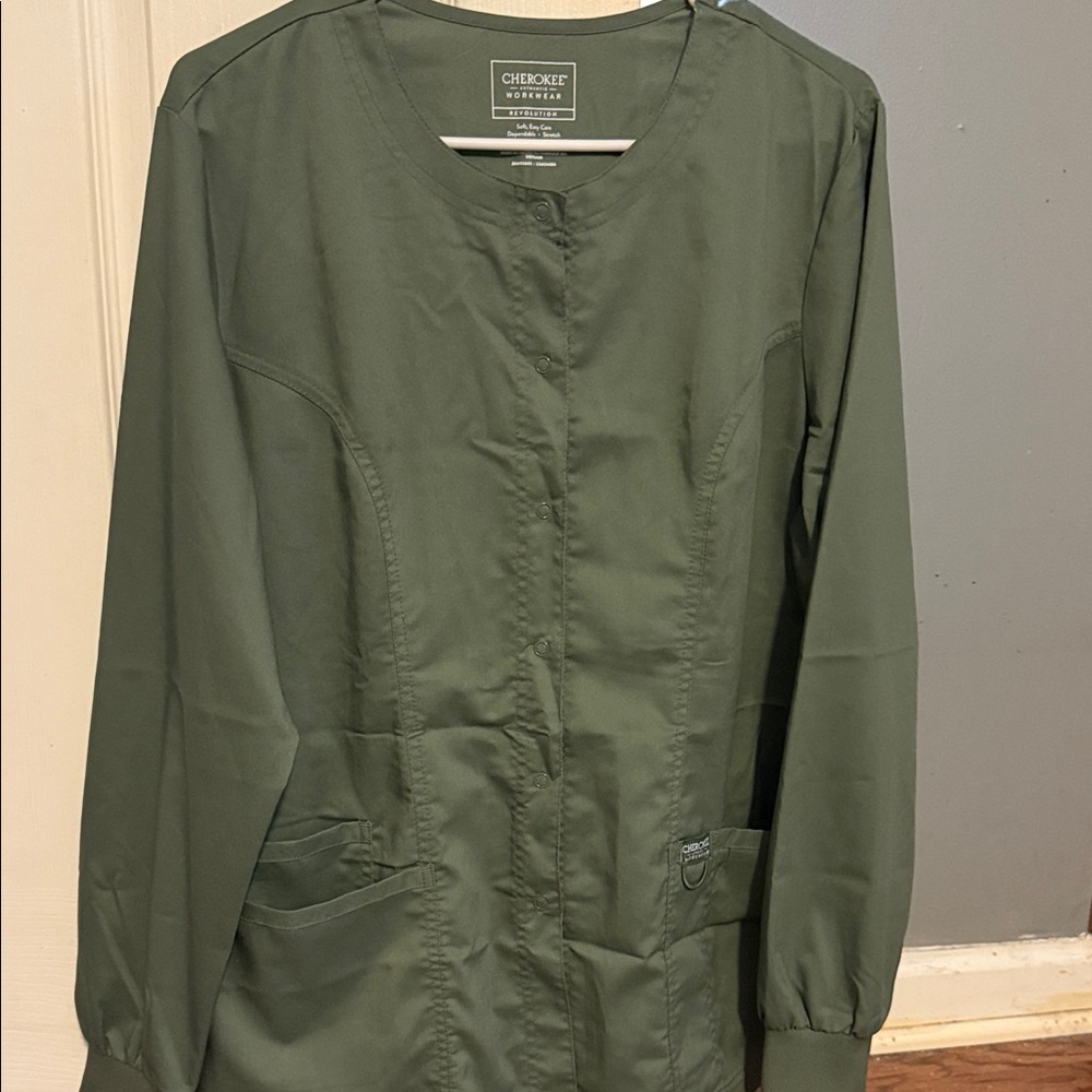 Cherokee Women's Olive Utility Jacket